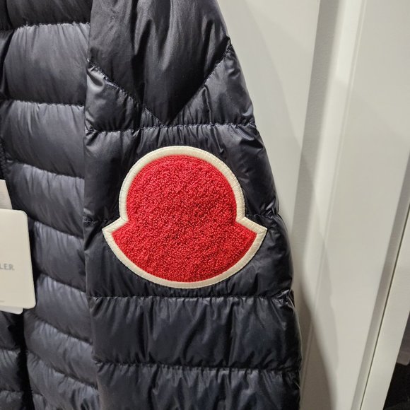 Moncler Logo-Patch Zip-Up Padded Bomber Jacket - Picture 4 of 16